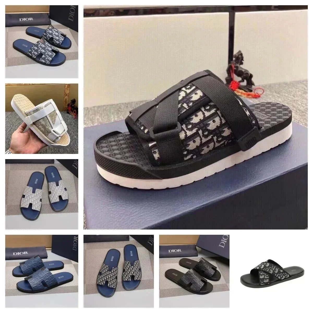 Dior Oblique Slides