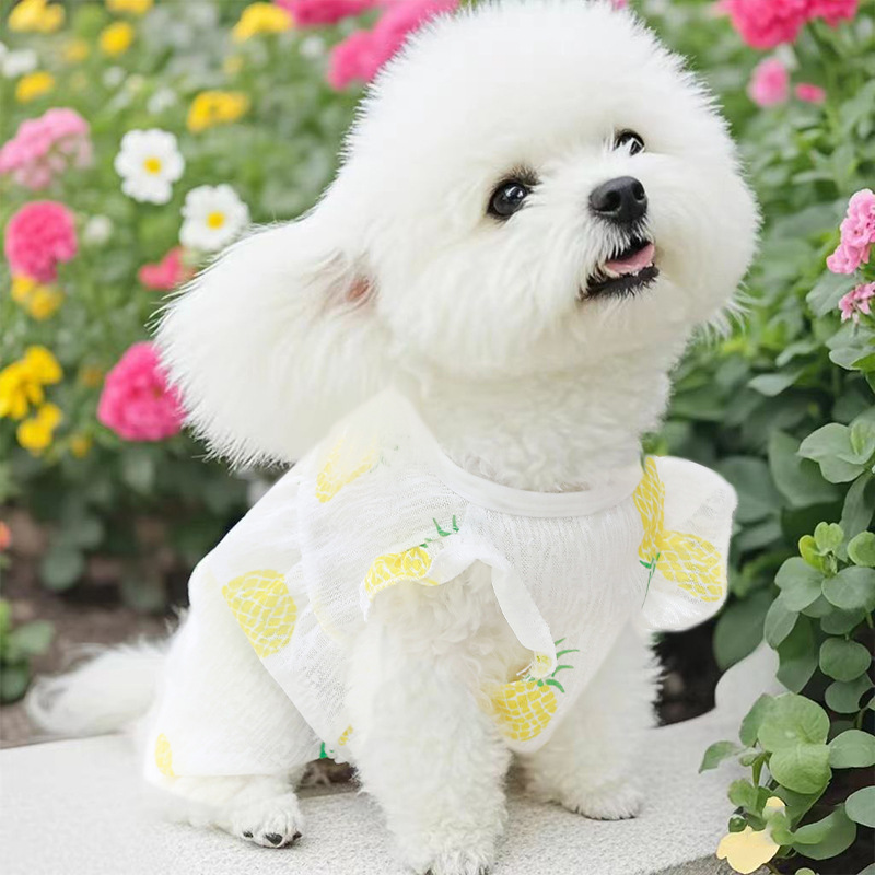 Pet clothing summer thin vest small and medium-sized dog Fadou bear Teddy legless anti-mosquito thin shirt manufacturers wholesale