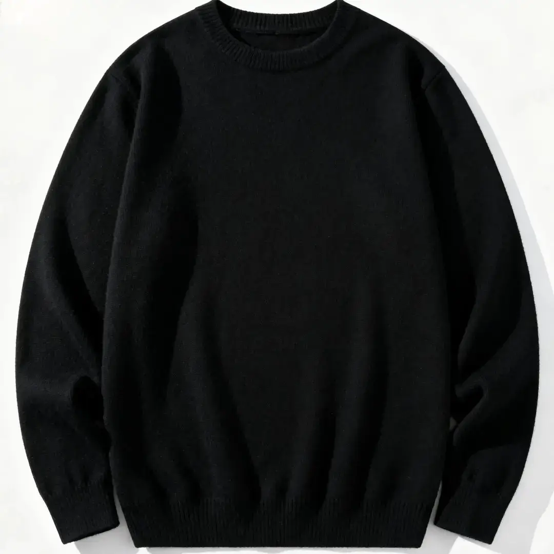 Black Crew Neck Sweater