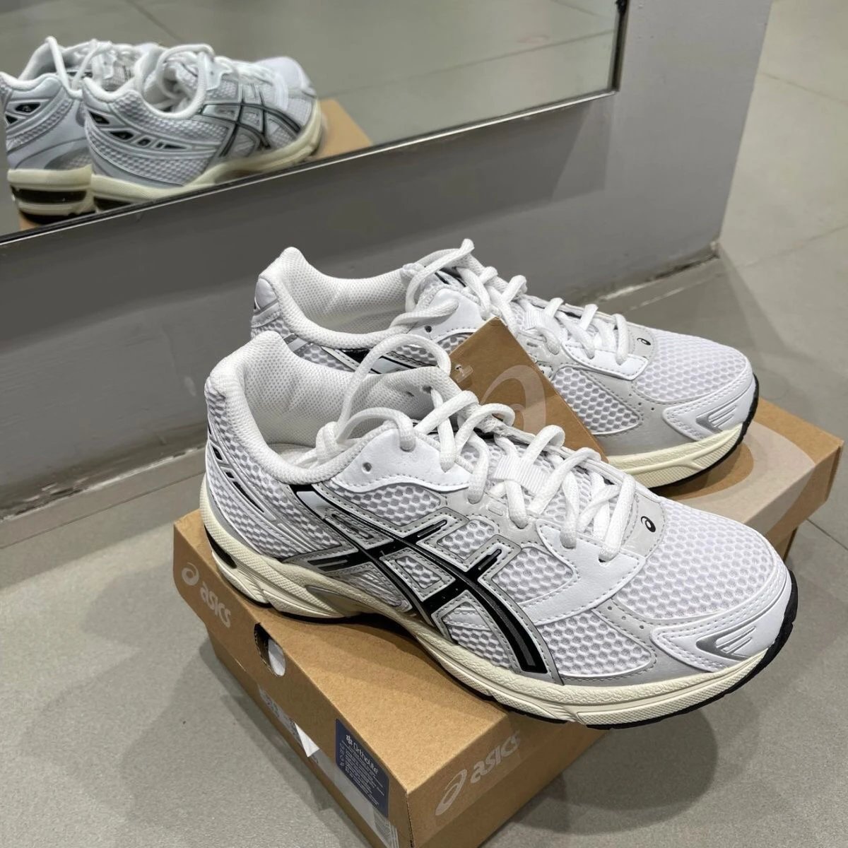 AsicsGel-1130 running shock-absorbing retro non-slip wear-resistant casual breathable couples 'height-increasing sneakers