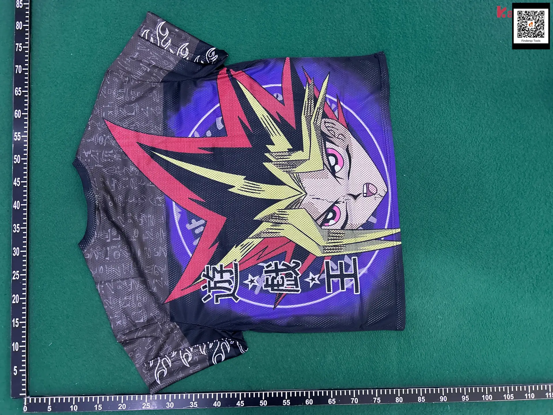 Youngla Yu-Gi-Oh Anime Wind Mesh Short Sleeve Men's and Women's Hip pop Outdoor Fitness Trendy Quick-Drng T-Shirt Summer