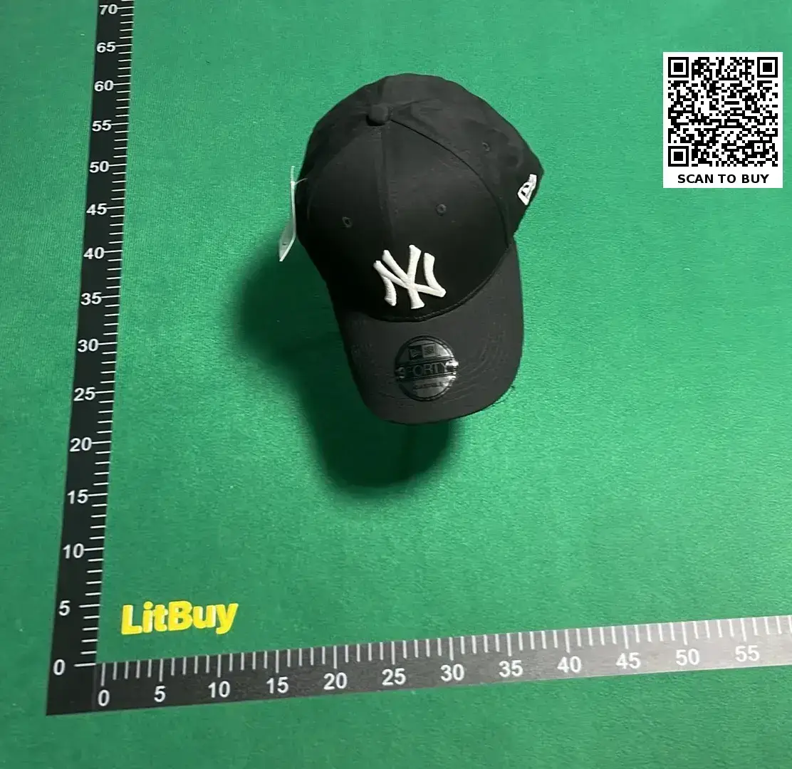 Foreign Trade Ny Baseball Cap for Men and Women with Large Logo, Hard Brim, Mlb Letter Embroidery, Versatile Sports Korean Baseball Cap Trendy Brand