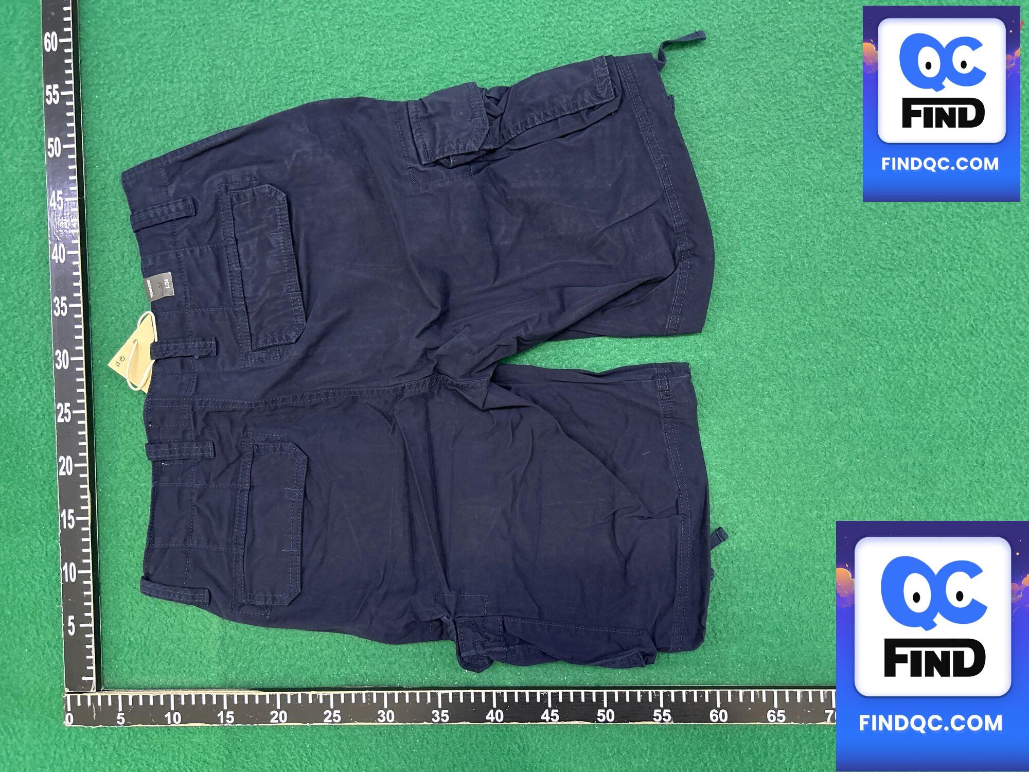 Summer Men Loose Straight-leg parka shorts More Flap Pocket pants Black Mid-Length Outdoor Pants Casual shorts Plus size QC