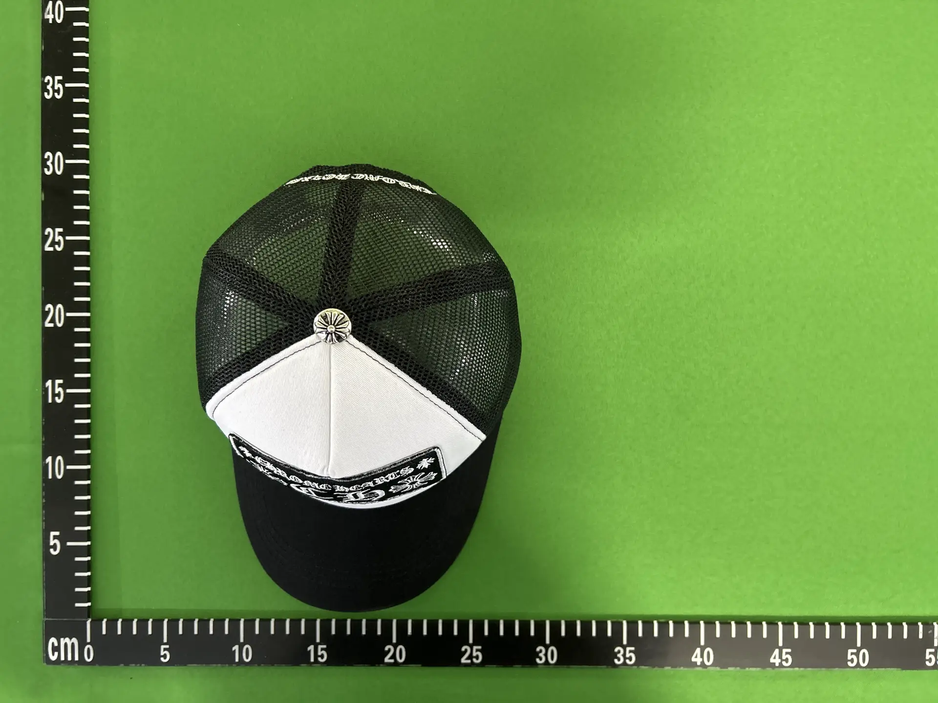Chrome Hearts Trucker Cap Black White