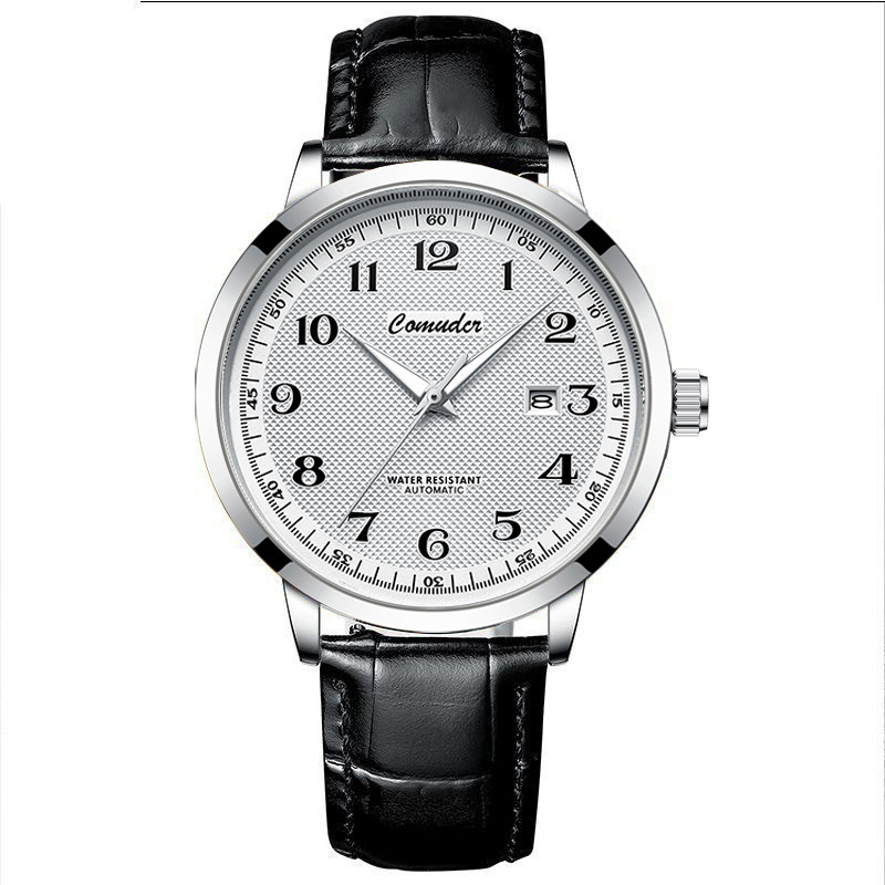 Fully Automatic Imitation Mechanical Watch Men's Watch Men's Hollow Waterproof Trendy Luminous Calendar Douyin Kuaishou Dropshipping