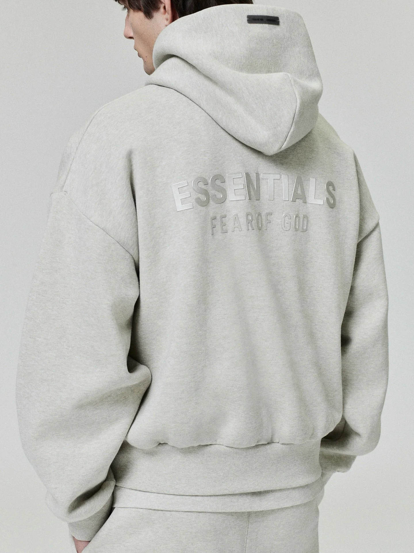 Fog Stack Essentials Season 9 High Street Casual Loose Metal Pressed Couple Sweatshirt Trend