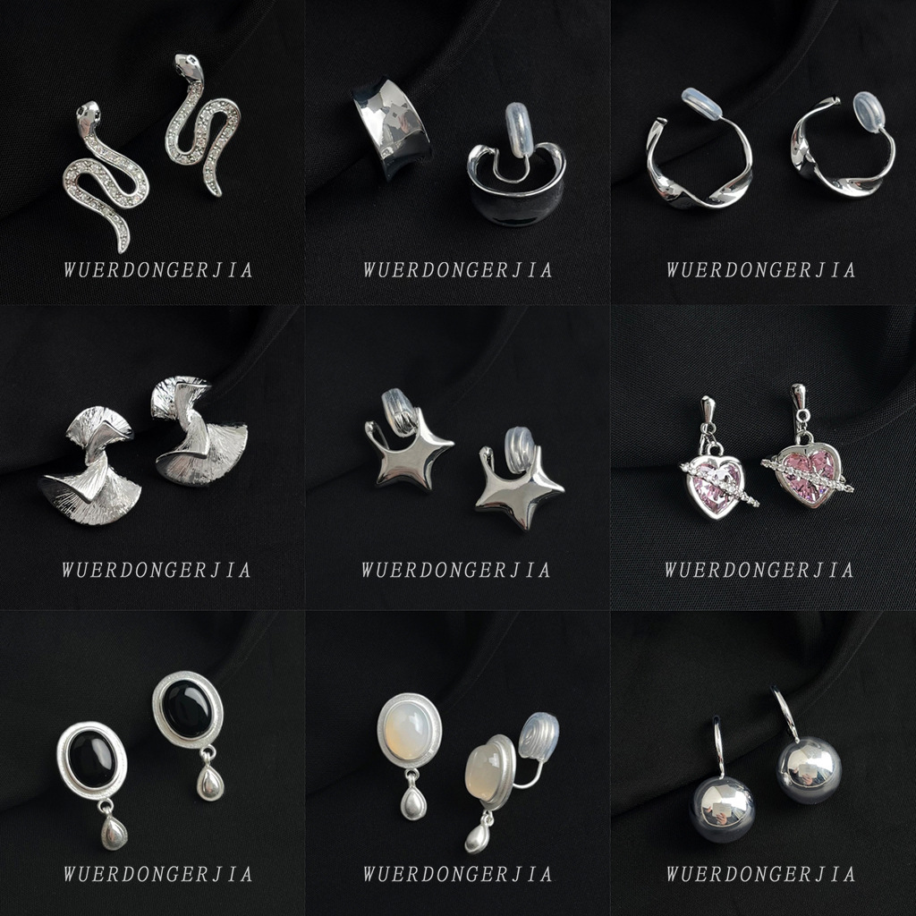 Ear clip! Upgraded Edition Electroplated Real Gold Ear Holes Painless Clip Mosquito Incense Plate Earrings Factory Earrings Jewelry Women