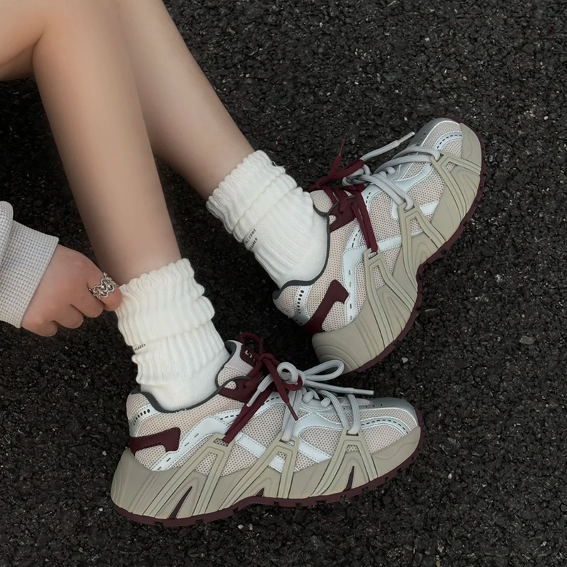 [sheii Su Yinyin] 6cm long ~ autumn and winter retro mandarin duck with thick bottom casual torre shoes women's sneaker