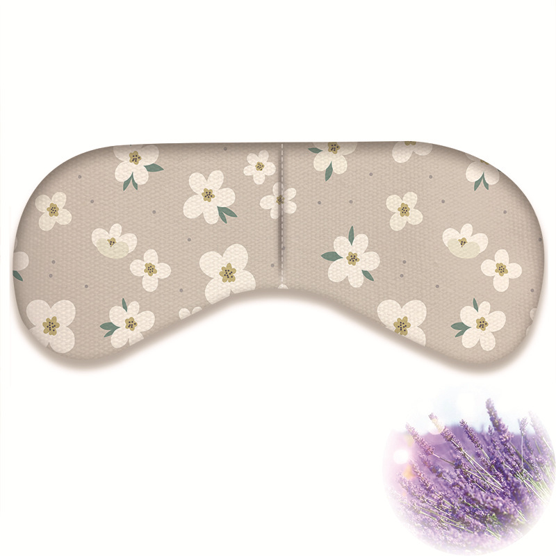 Cotton Linen Printing Yoga Eye Pillow Microwave Heating Lavender Flaxseed Filling Hot and Cold Compress Shading Sleep Eye Mask