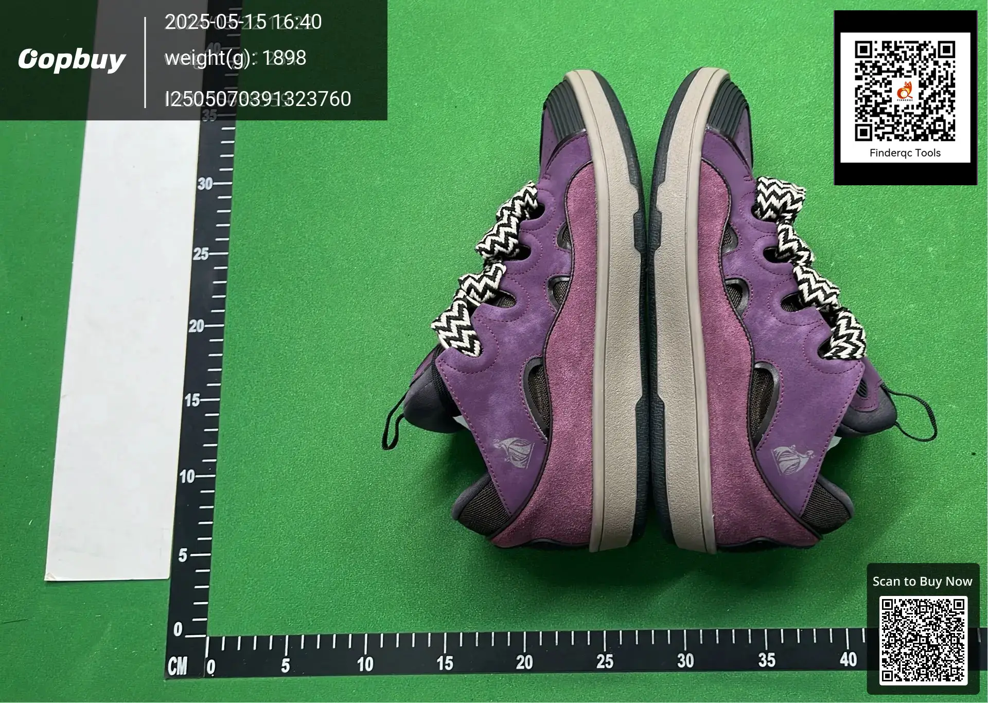 Lanvin Curb Sneakers Purple