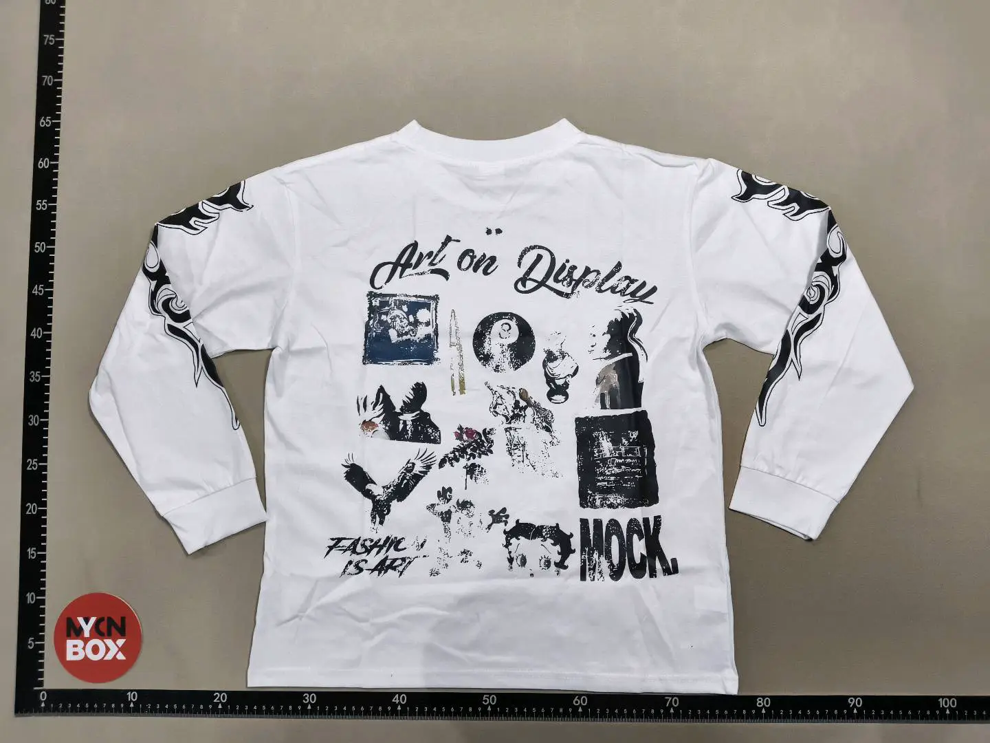 Graphic T-Shirt Vintage Oversized Long Sleeve men's