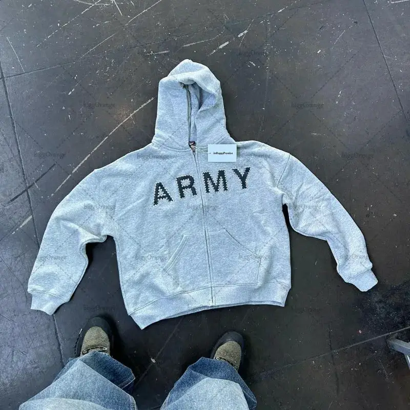 2024 New Hooded Sweatshirt Cross-Border Printing National Trend Treasure Zipper Cardigan Printing Hoodie Hot Sale Wholesale