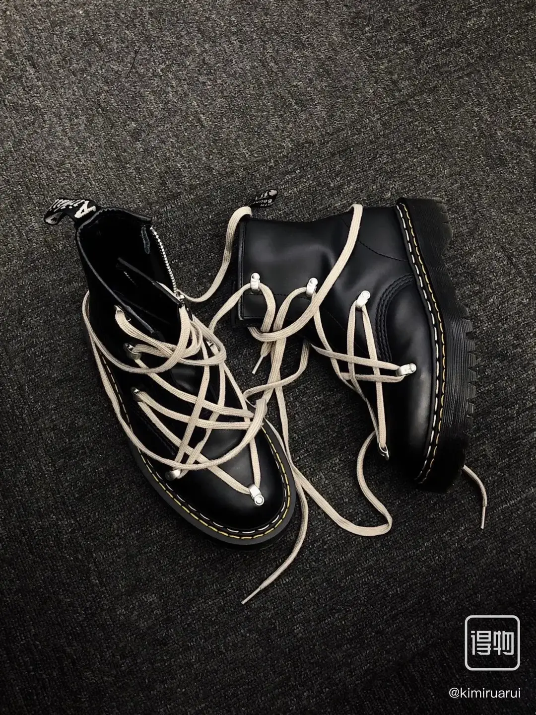 Rick Owens x Dr. Martens 1460 Bex Boots