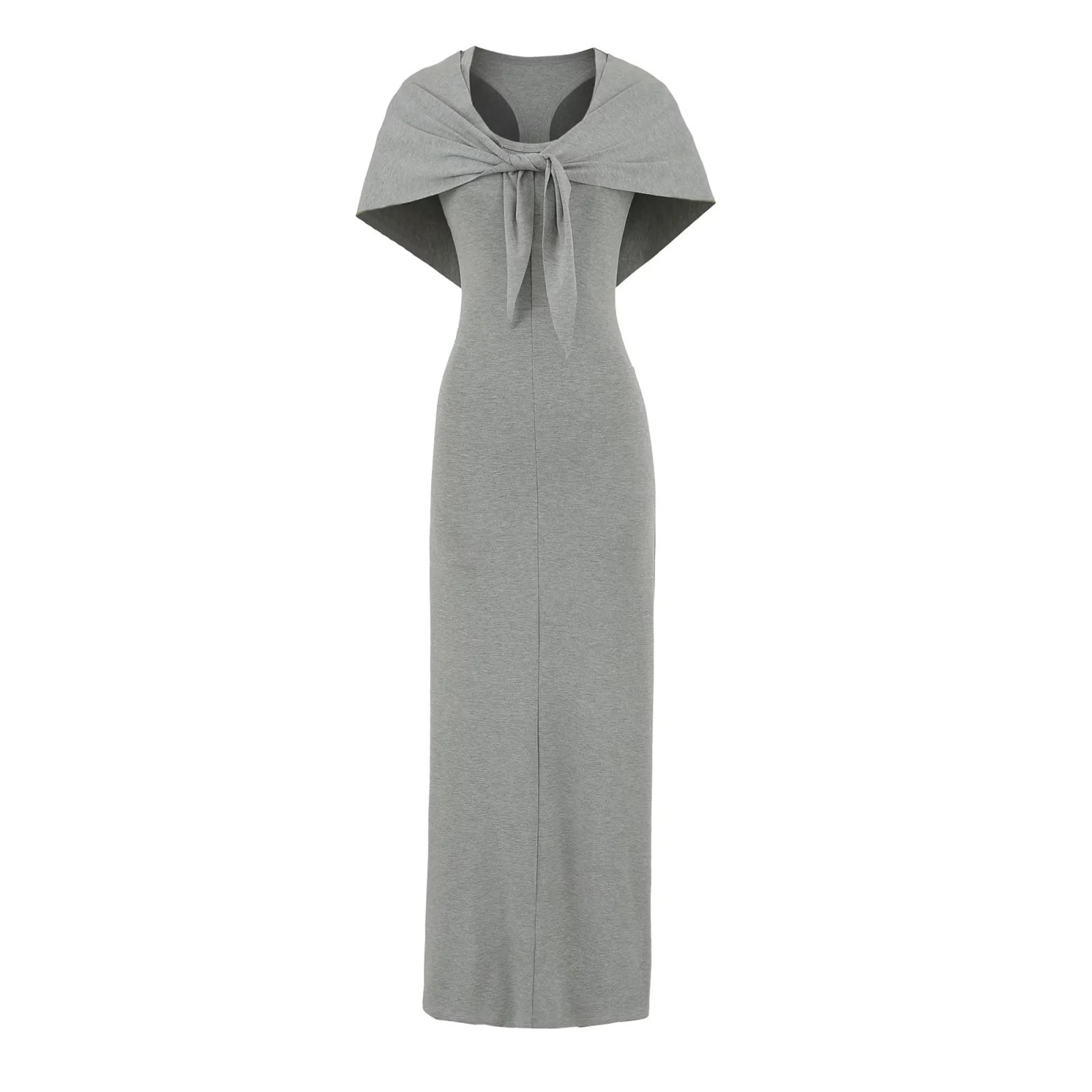 High-End Sexy Waist-Cinching Suspender Dress Shawl Two-Piece Set with Strap Design Narrow Shoulder Vest Long Skirt