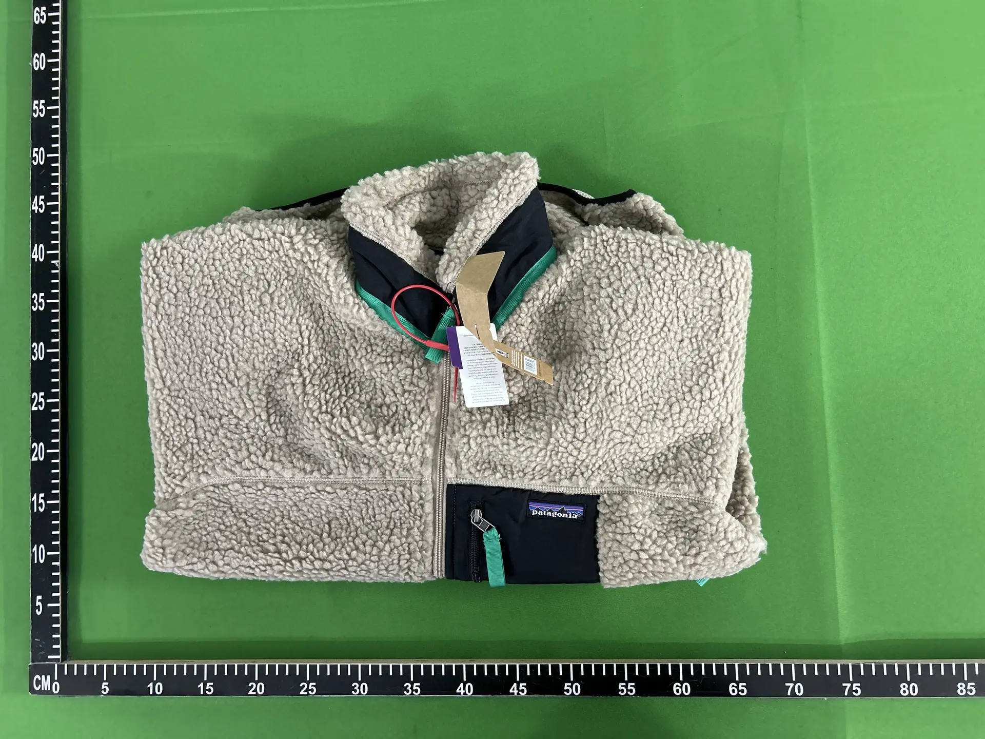 Pata Outdoor Classic Retro-X Fleece Jacket Imitation Lamb Wool Stand Collar Zipper Jacket for Men and Women Trendy