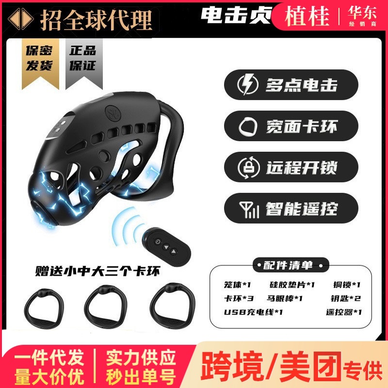 Samantha Chastity Lock Male Device Cb Penis Lock Sm Training Toy Sex Toy Adjustable for Men