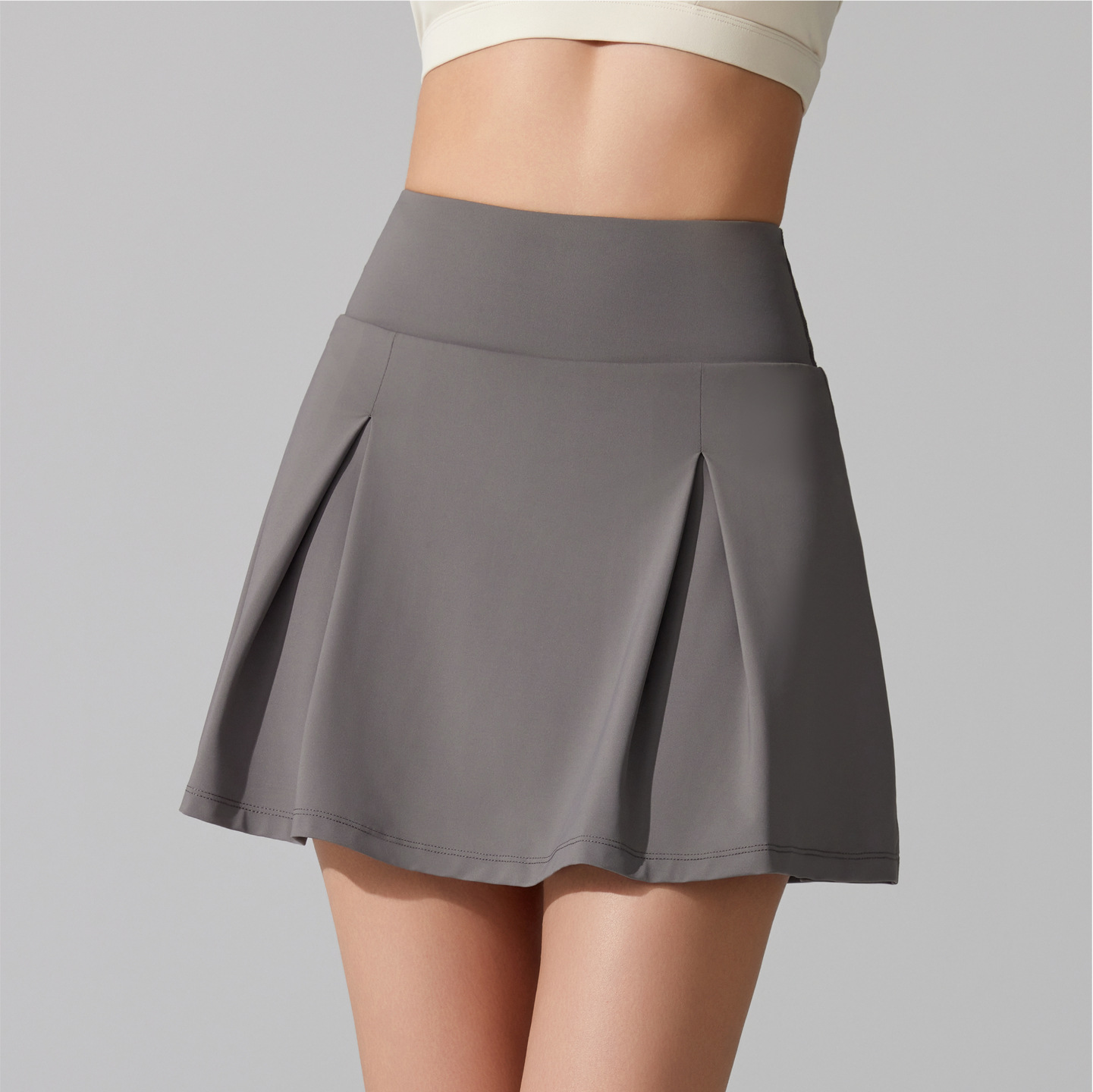 Cross-Border Sun Protection Short Skirt, Quick-Drying, Ice-Feel, Uv Protection, Two-Piece Design, Anti-Exposure, Sports Fitness Golf Tennis Skirt