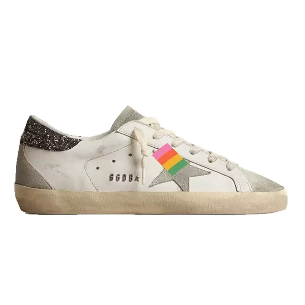 Super-Star series 2024 autumn and winter new retro do old small dirty shoes men's and women's casual board shoes sequined back