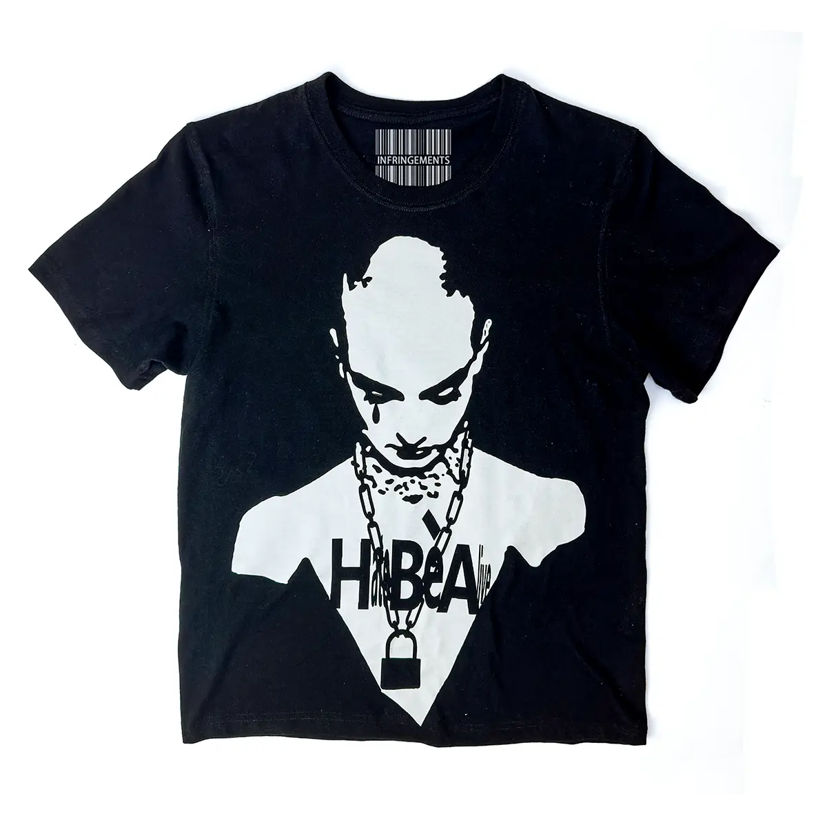 INFRINGEMENTS (Infringement) Tee bootlegHBA Shackles spoof of niche original printed short sleeves-INFRINGEMENTS