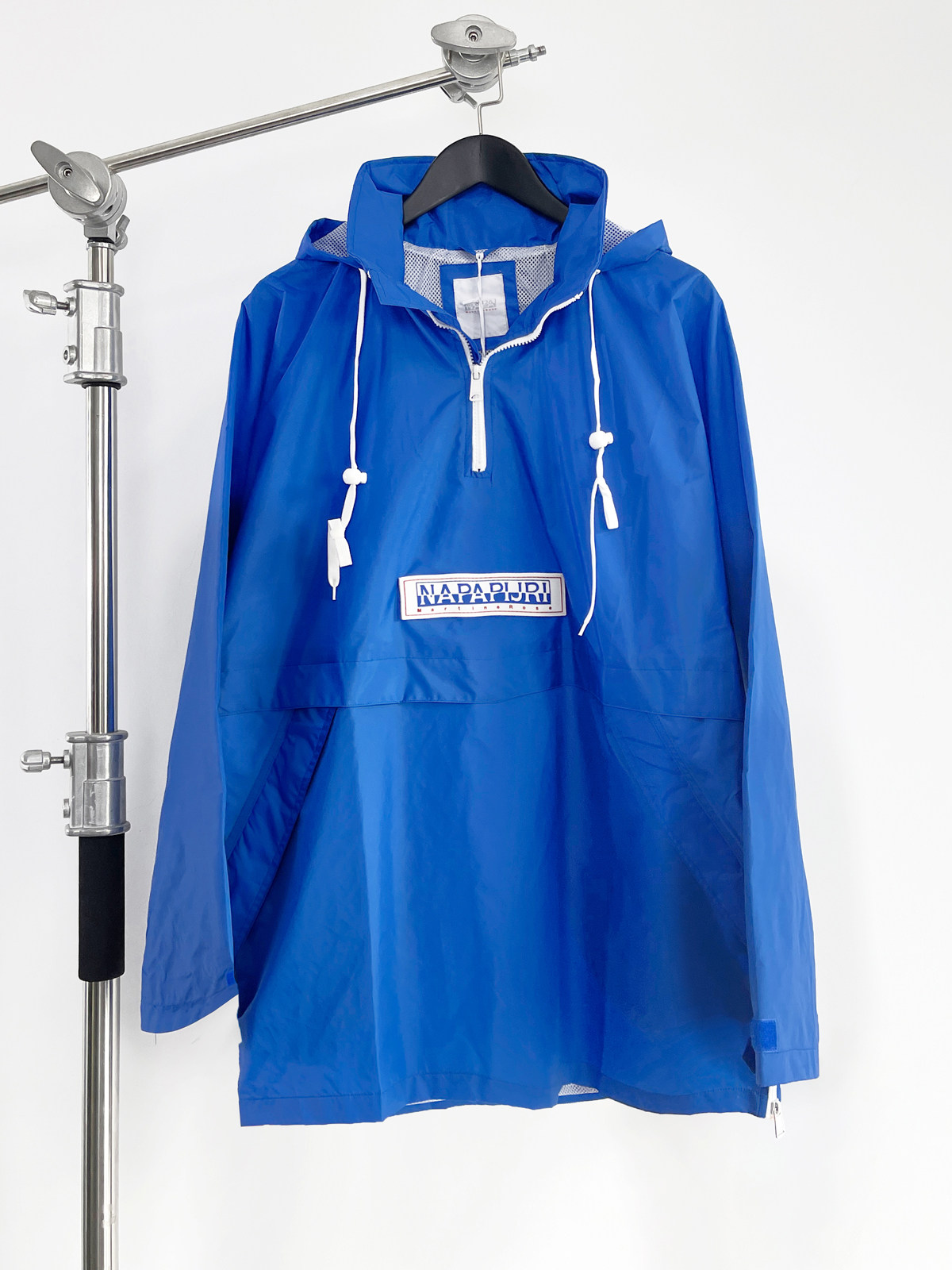 [in Stock] Martine Rose Loose-Fitting Velcro Zipper Waterproof Long Raincoat Jacket
