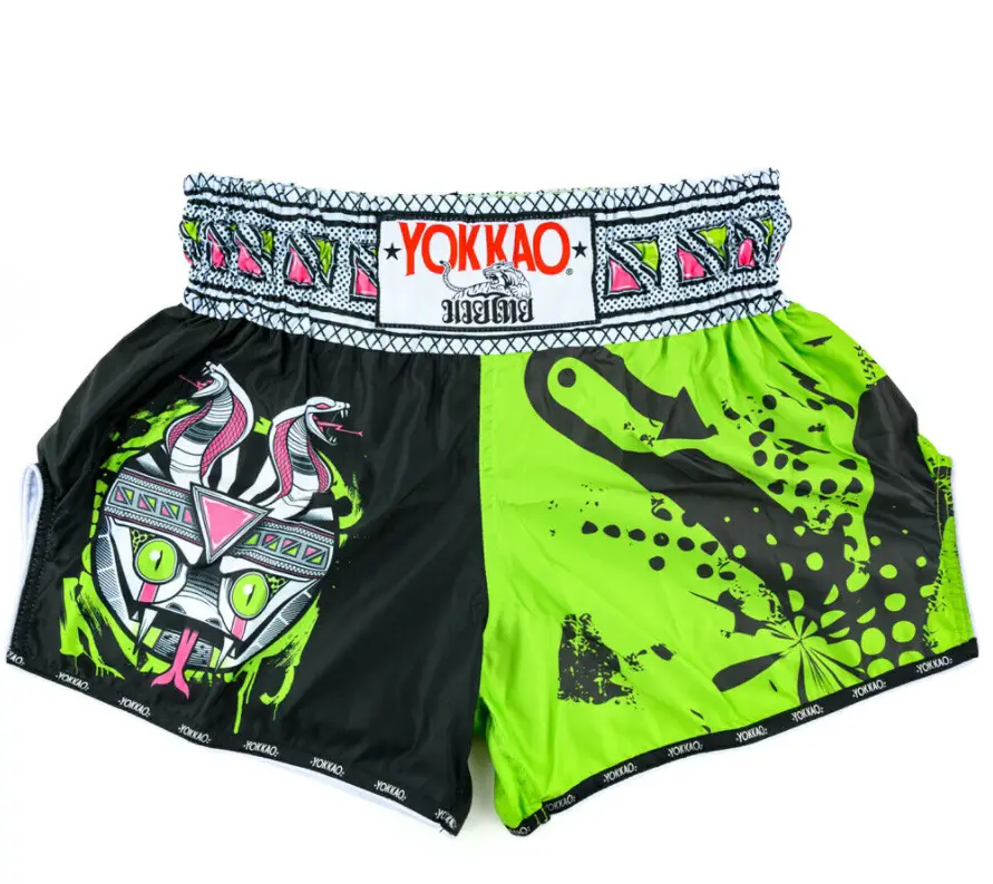 Yokkao Thailand Imported Authentic Muay Thai Shorts Boxing Fighting Sanda Combat Sports Professional Unisex Shorts
