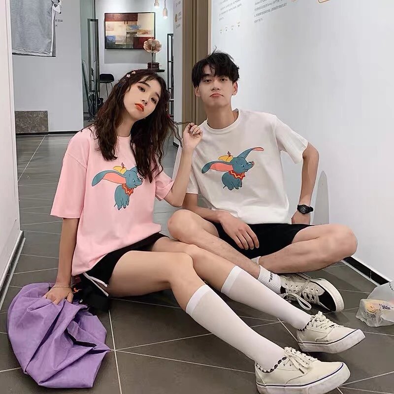 2019新款夏季情侣款小飞象潮流T恤 男女儿童系列
