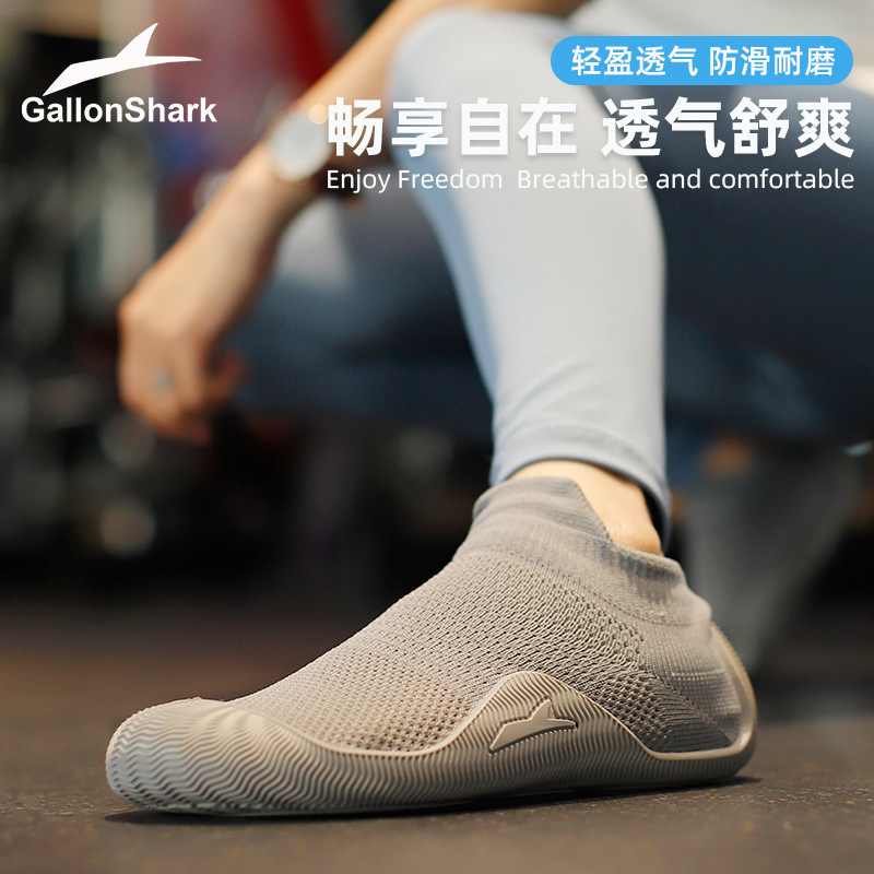 Goren Shark 3D Breathable Shoes Driving Shoes Casual Men's and Women's Shoes Lightweight Driving Shoes Men's Non-slip Soft Sole Sneakers
