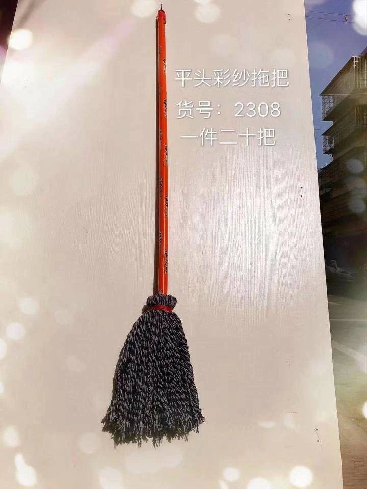 棕绳彩纱拖把 蓝白红白纱线混装 20把一捆（整捆价不拆零卖） QC 照片，来自 WEIDIAN Qualit.ly
