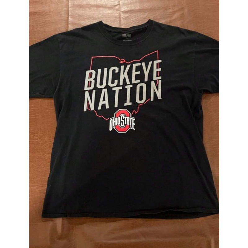 Cross-Border Classy Women's T-Shirt Single Product Design Niche Tops for Women Ohio State Shir Ohio Sta
