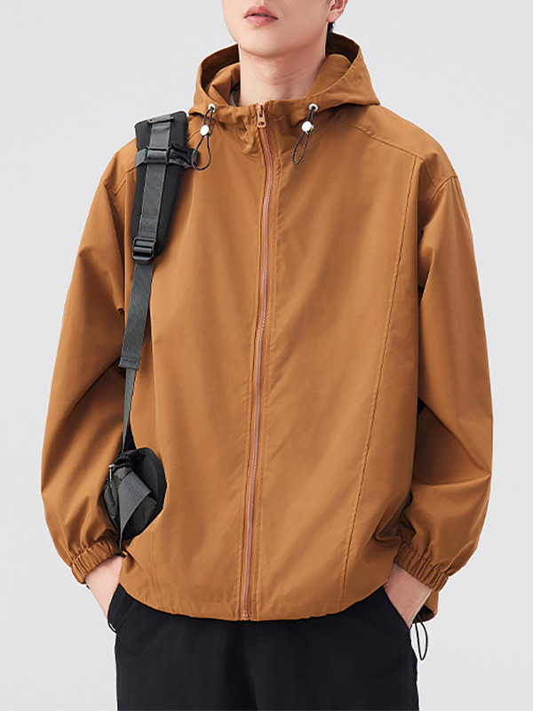 Mingge | American Style Tide Brand Mountain Outdoor Windproof Rush Clothes Men's Trendy Loose Casual Workwear Hooded Jacket