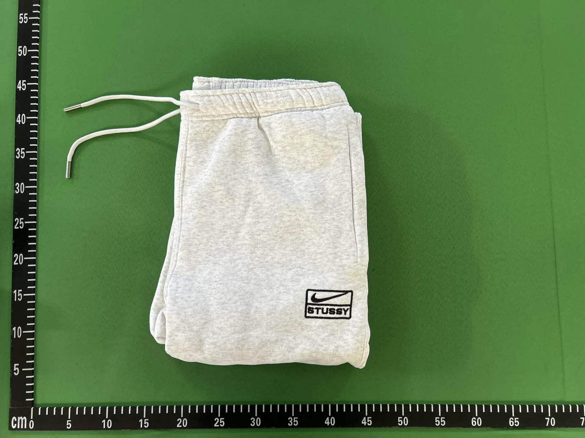 Stussy Embroidered Terry Sweatpants Light Grey