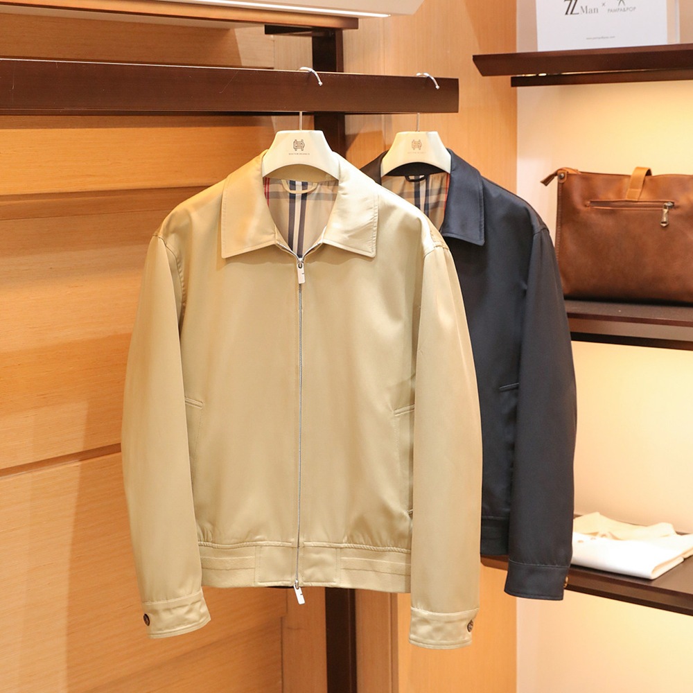 Modern Elegance! Light Luxury British Style 2026 Spring New Men's Business High-End Simple Lapel Jacket Foto QC de 1688 na Qualit.ly