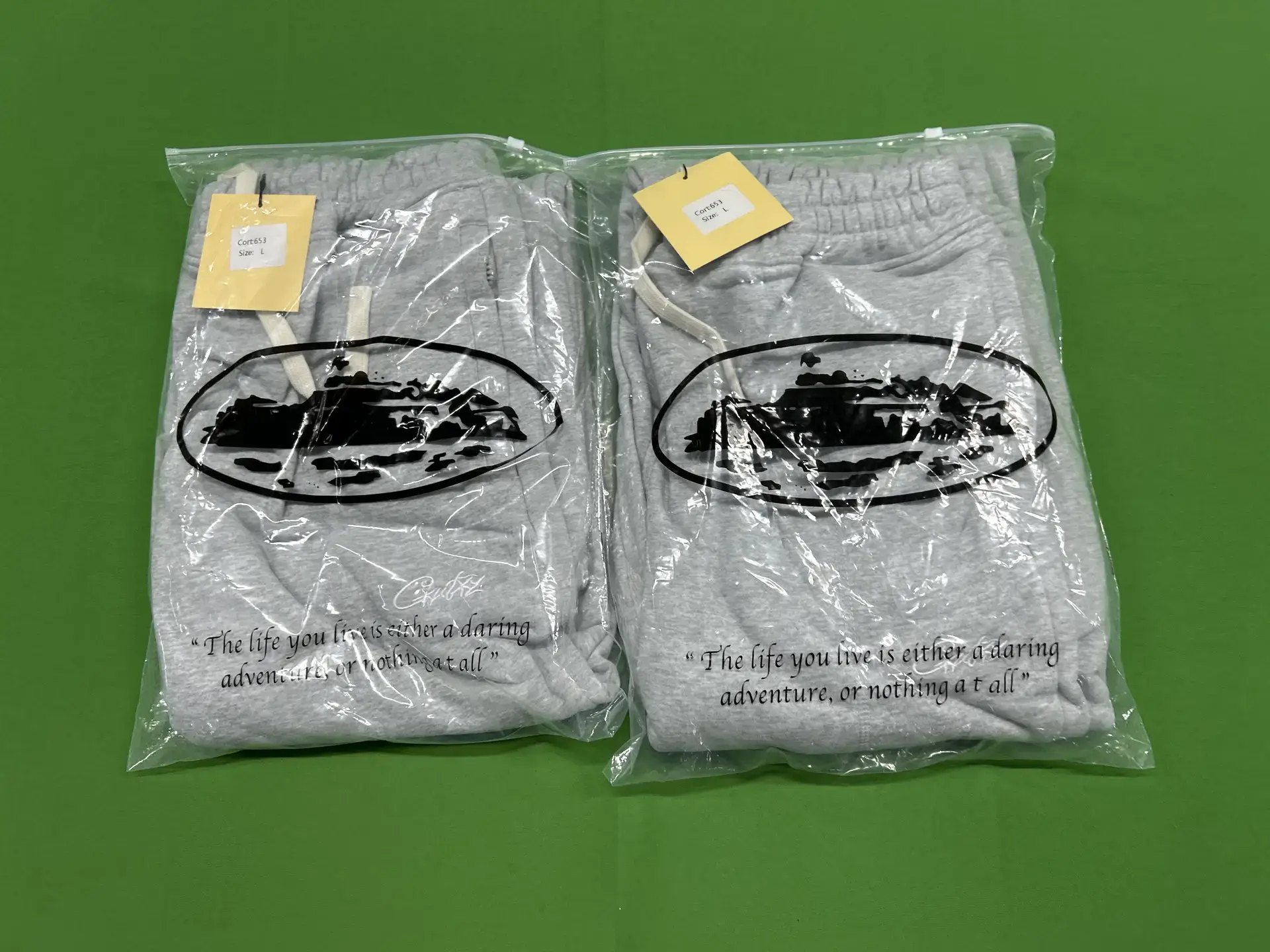 Drill American Hip-Hop Street Dance Embroidered Letter Knit Sweatpants Men's Sports Jogger Pants