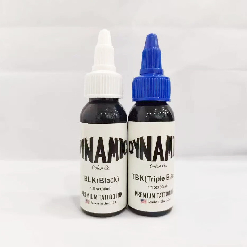 Cross-Border New Standard Diane Black Fogging and Outlining Triple Black Tattoo Practice Use Tattoo Practice Ink 30ml