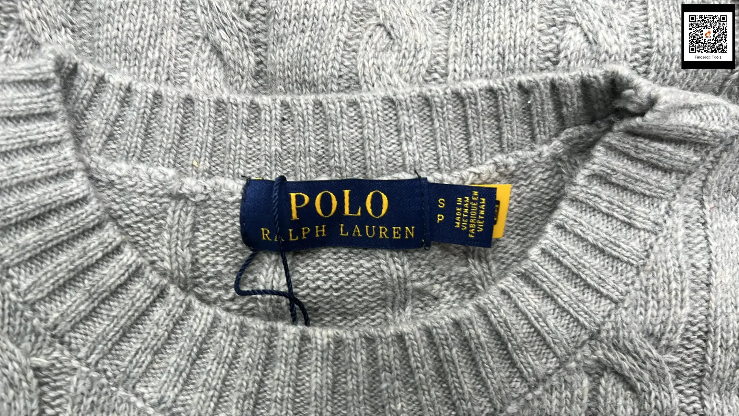 Polo Ralph Lauren Cable Knit Sweater Grey
