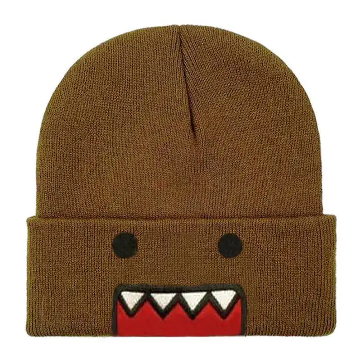Spot Y2K Harajuku Multi-Element Pattern Knitted Hat for Men and Women, Winter Warm Rock Hip-Hop Fashion Wholesale