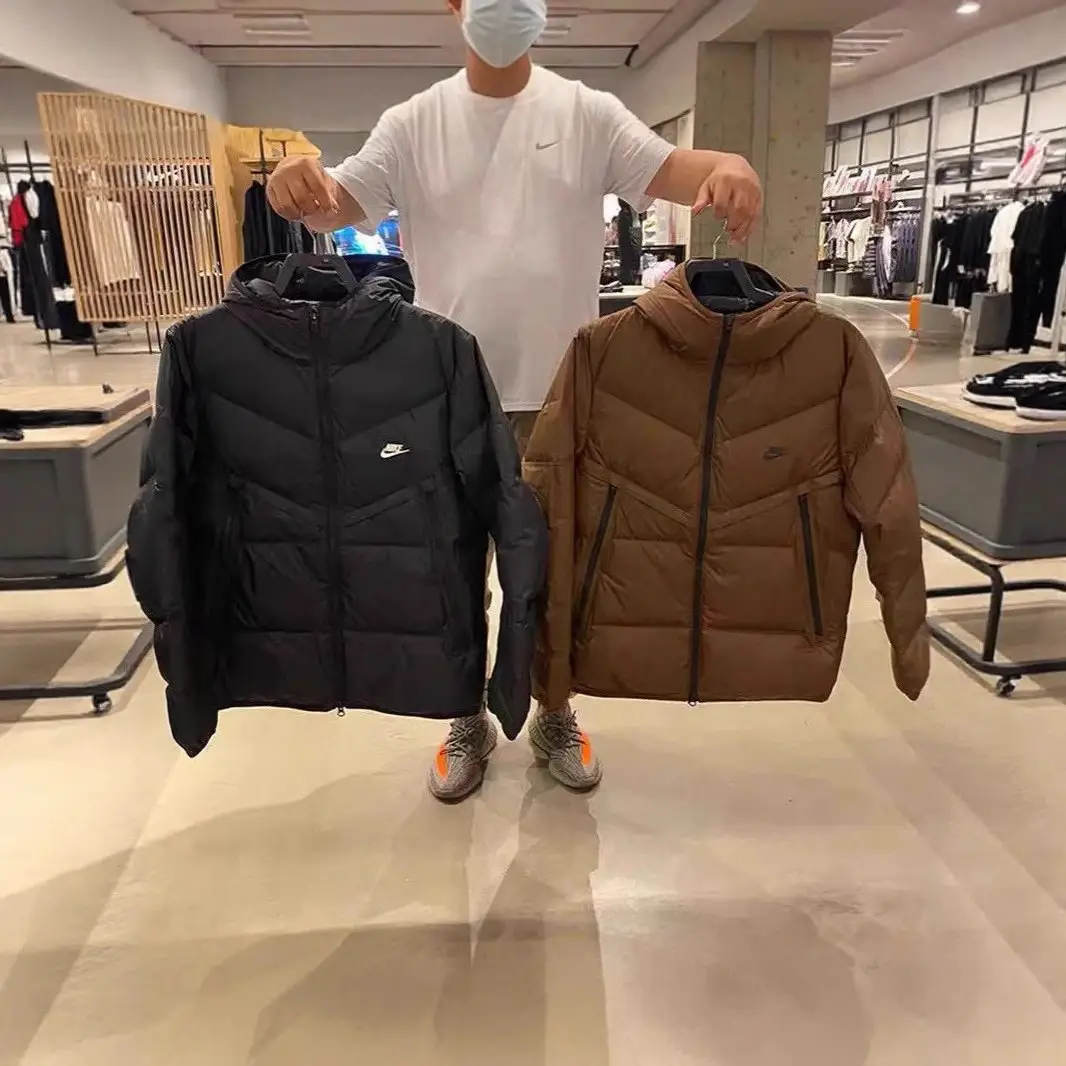 nik sports down jacket winter model hoodie