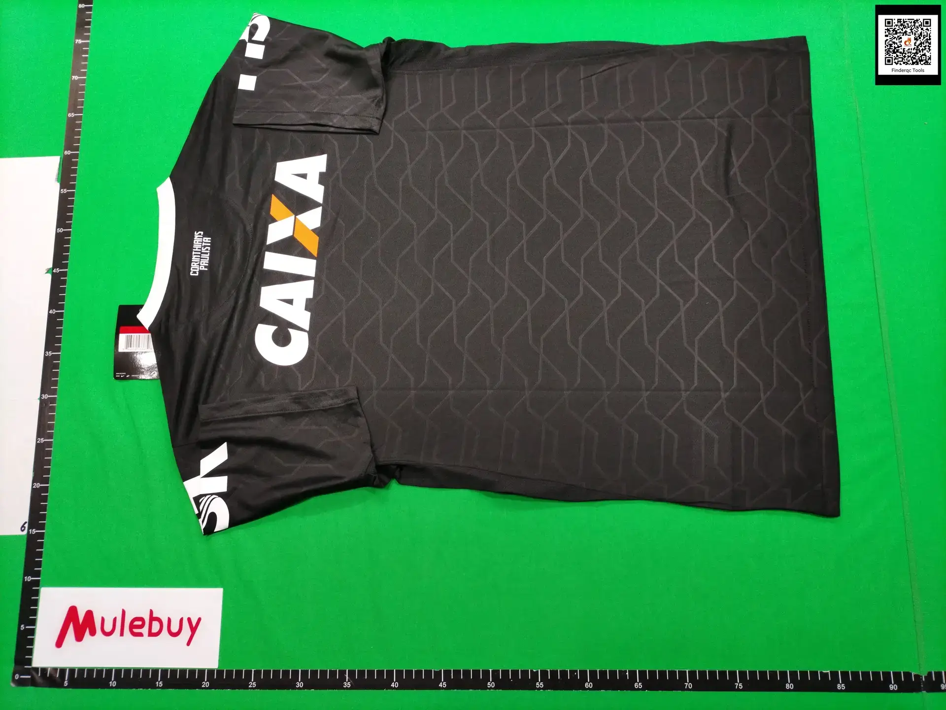 Corinthians Paulista CAIXA Black Football Jersey