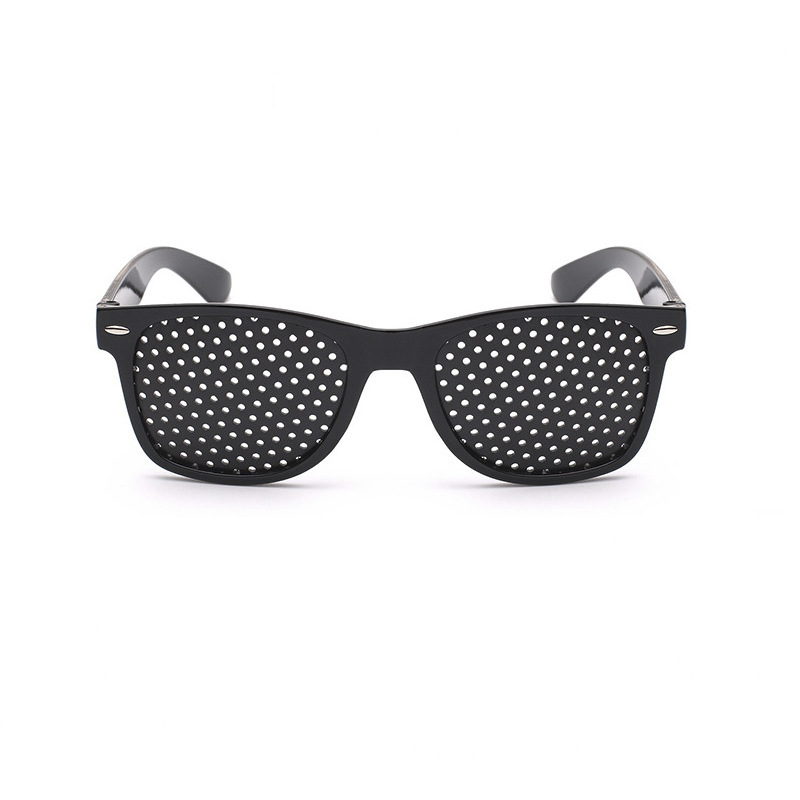 Hot sale auxiliary vision correction rice nail multi-hole cross-border glasses three-hole five-hole full-hole glasses small hole pinhole glasses