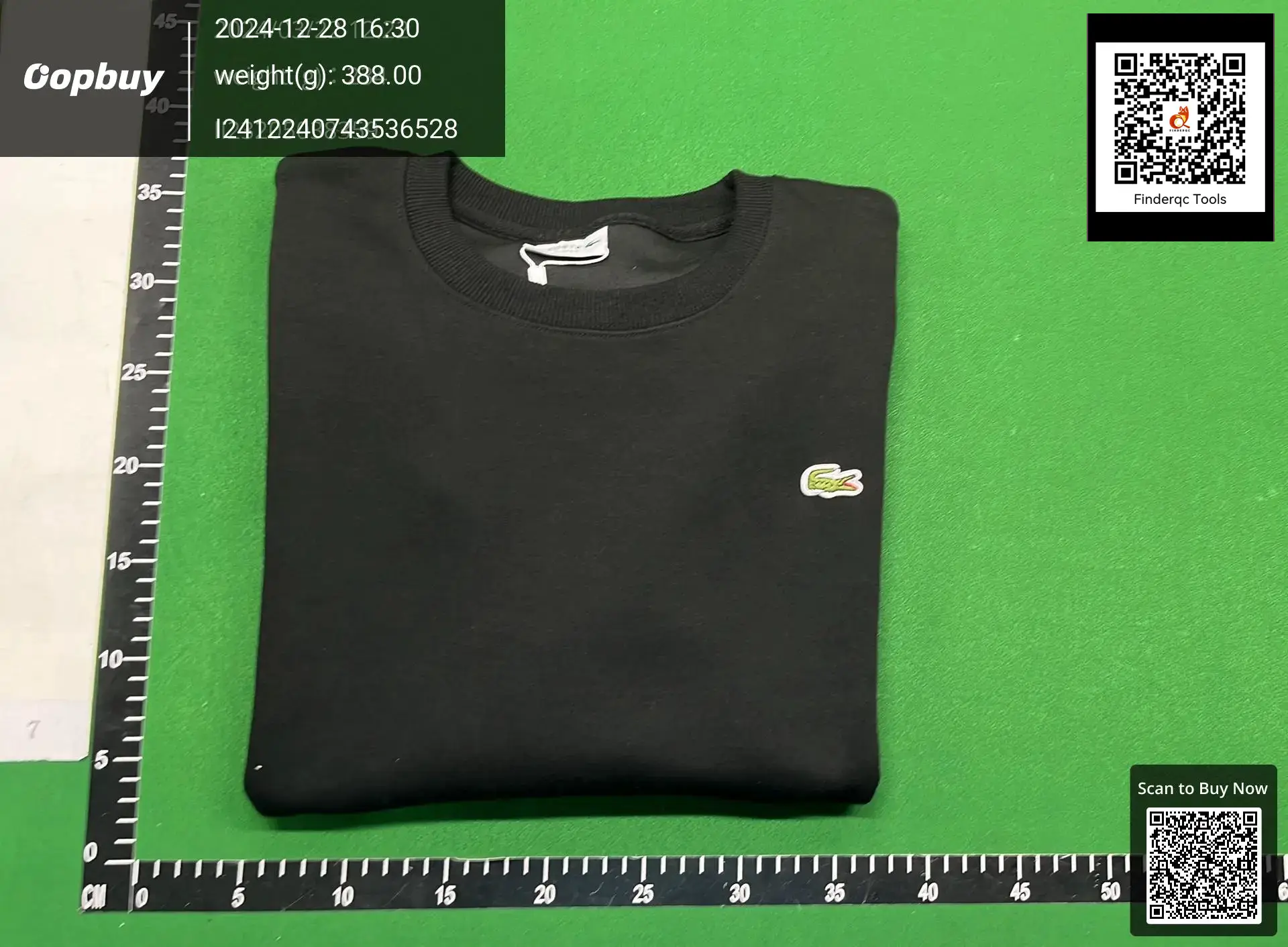 Lacoste Crewneck Sweatshirt Black