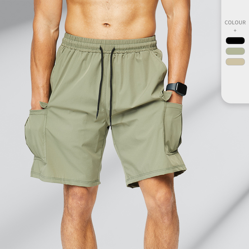 Fashion Casual Workwear Sports Shorts Men's Summer Thin Quick-drying Running Training Fitness Loose Half-length Pants for Men