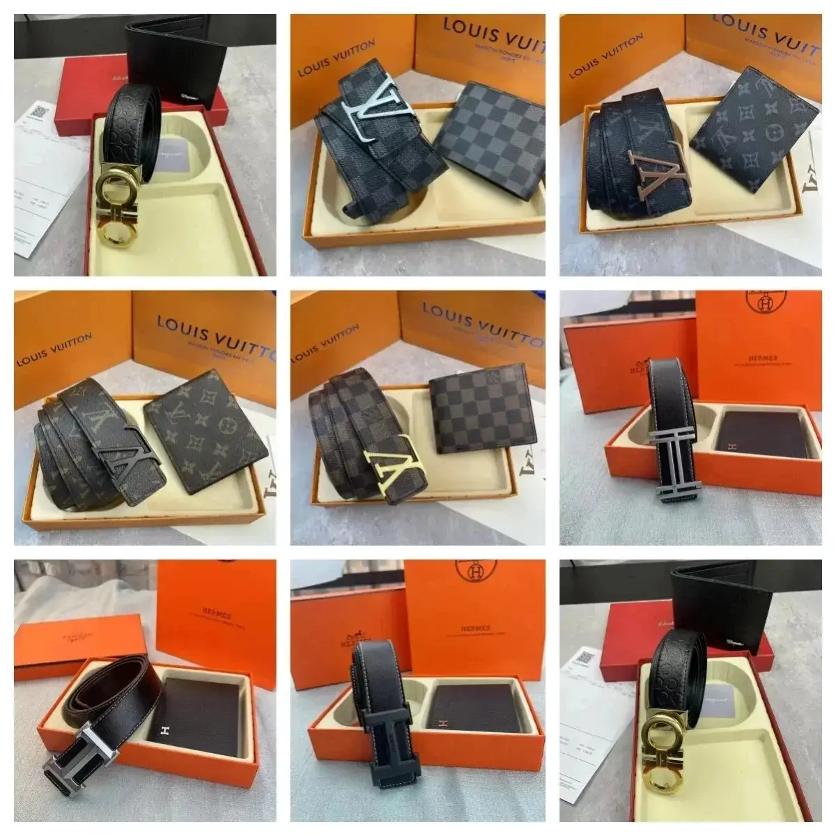 礼盒皮带+钱包(073)Whatsapp:+44 07917991593