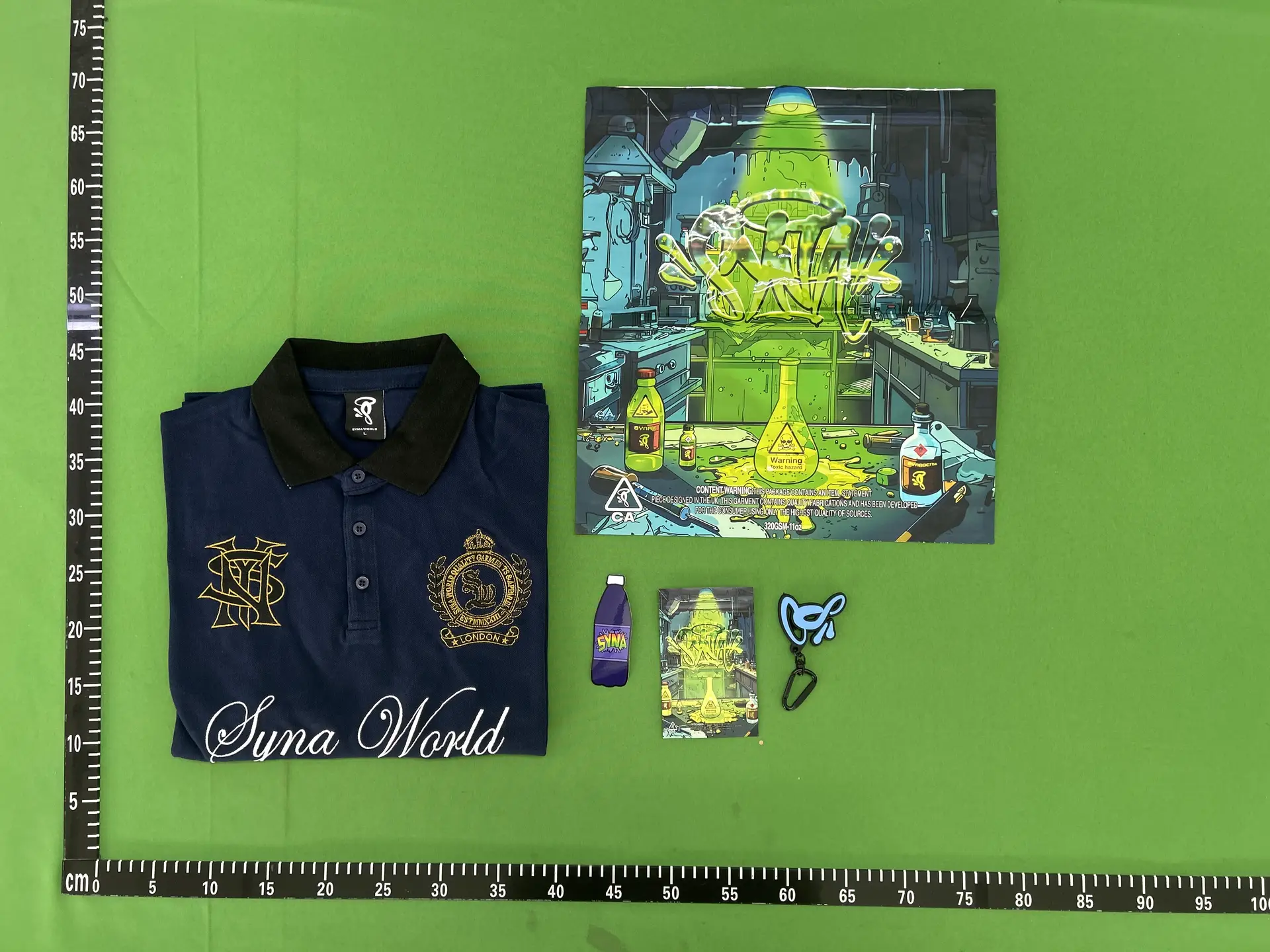 Syna World London Embroidered Polo Shirt
