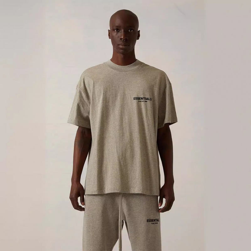 2025 New Essential Short-sleeved Men's T-shirt Fashion Brand Fog High Street Women Ningbo Season 8