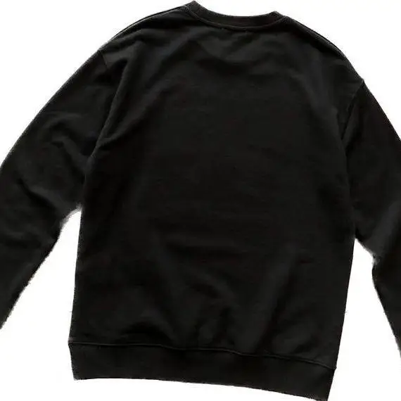 Black/White Rubber Three-Color Terry Sweatshirt 22090165
