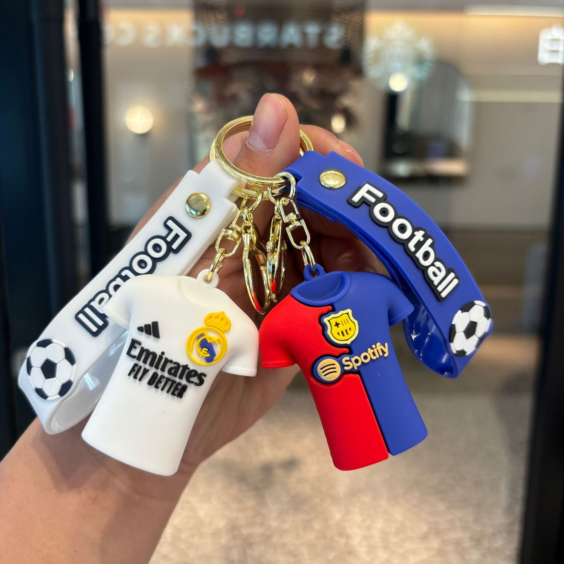 World Cup Football Jersey Keychain Backpack Pendant Doll Event Souvenir Car Keychain Small Gift Wholesale