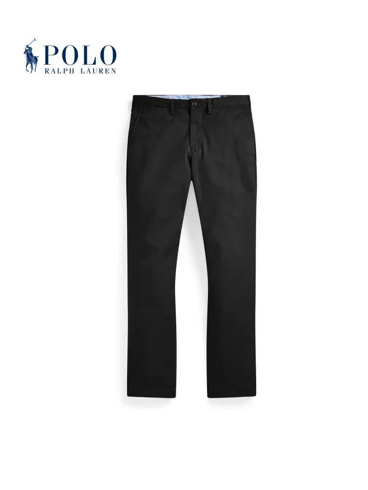 Ralph Lauren/Ralph Lauren Men's Classic Stretch Straight-leg Edition Washed Khaki Pants Rl19411
