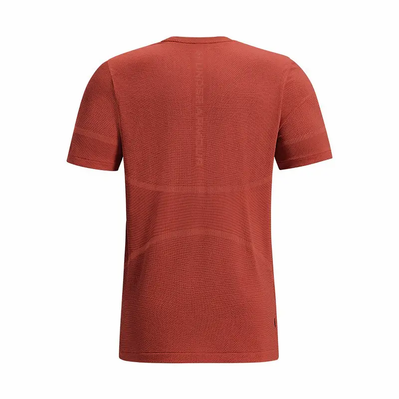 UA Under Armour Rushseamless Spring/Summer New Arrival Men's Fitness Training Sports Short-Sleeved T-shirt 1376781-847