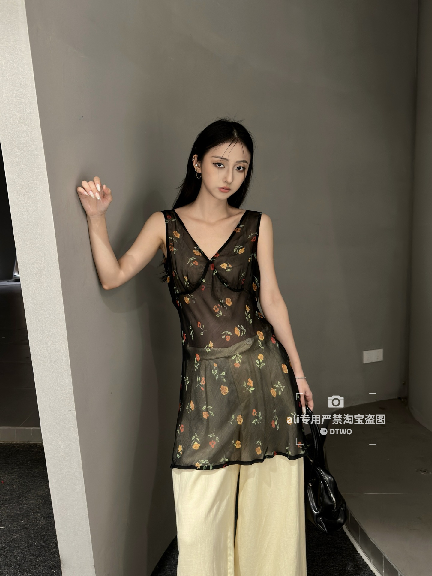 Dtwo Summer New Original Design Women's Clothing Wholesale Resort Style Printed Dress 6203206