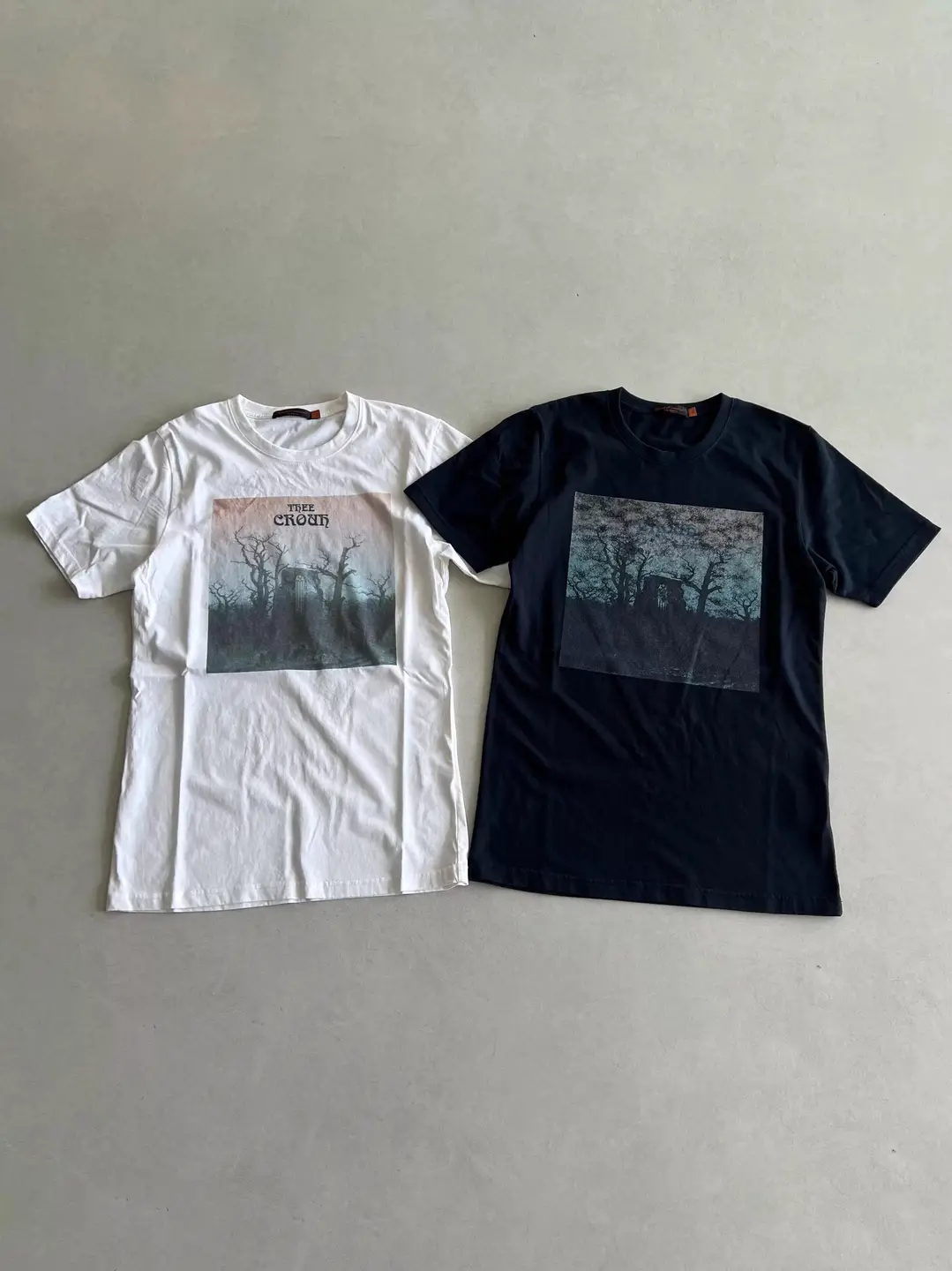 Undercover 2006Ss T-Shirt Black and White Archive Klaus Print Short-Sleeve Slim Fit Crew Neck Tee